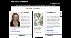 Desktop Screenshot of precisionaestheticsmd.com